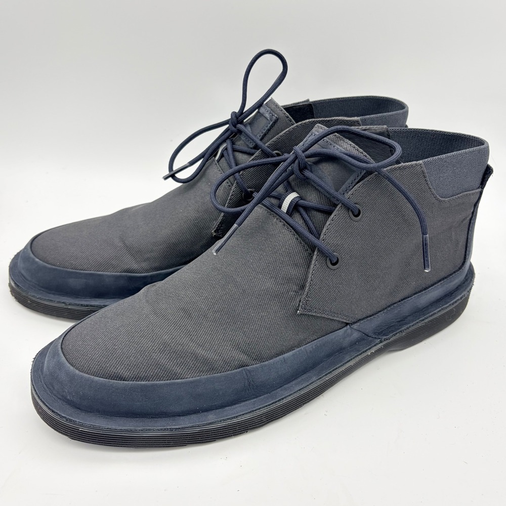 Camper Morrys Mens‎ Navy Blue Textile Leather Chukka Boots EU 43 US 10 Techwear